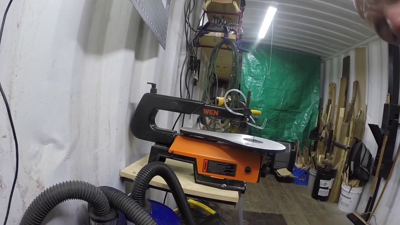 WEN 3922 Scroll saw blade change
