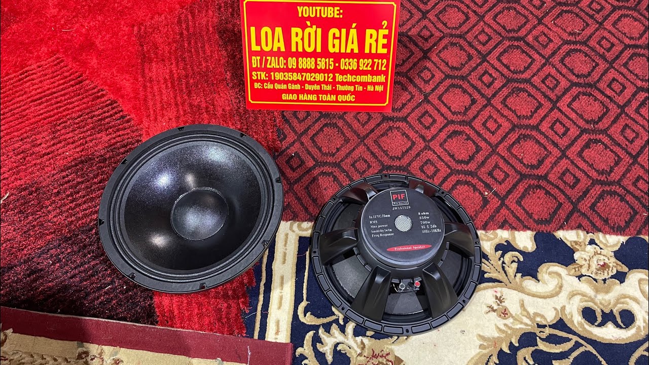 Loa Bass 40 PIF, Model JW157529, từ 170 coil 76, h&atilde;ng mới nhất 2022, sỉ gi&aacute; tốt, lh zalo 0988885815