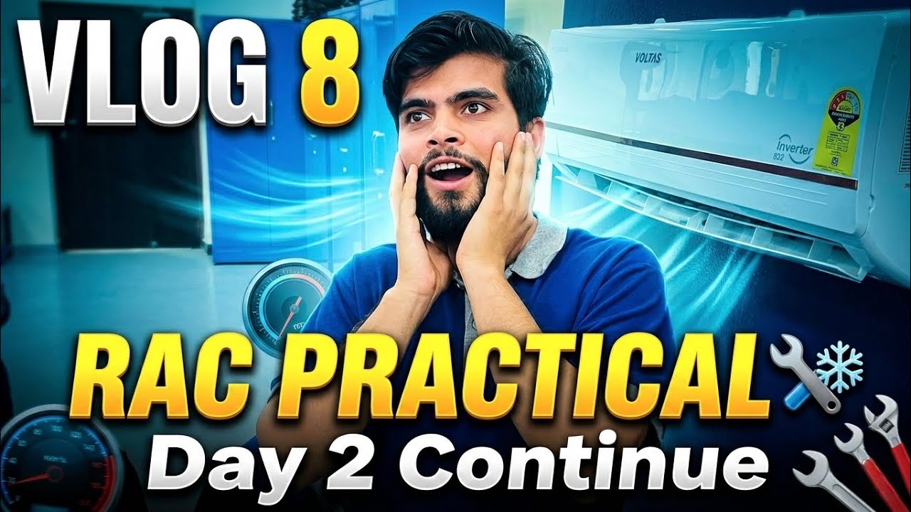 AC Repair & Maintenance: Vlog 8 Practical Training ||Akhilesh Pandey Vlogs|| #bhopalvlogger #ssrgsp 