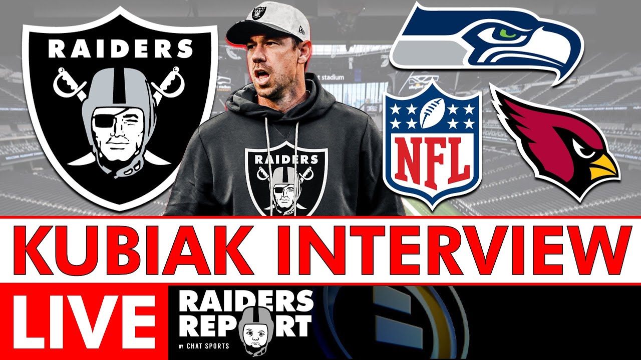 Klint Kubiak Raiders Interview LIVE + NFL News & Senior Bowl Highlights