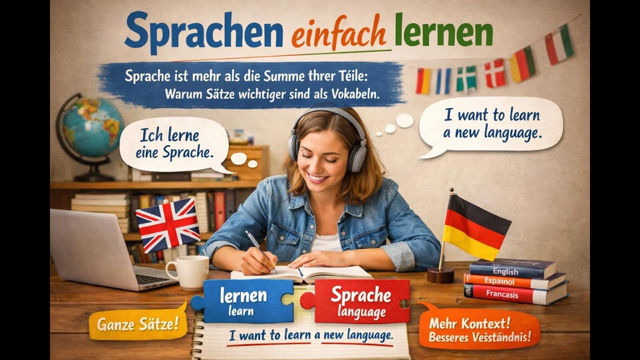 Sprache ist mehr als die Summe ihrer Teile: Warum Sätze wichtiger sind als Vokabeln
