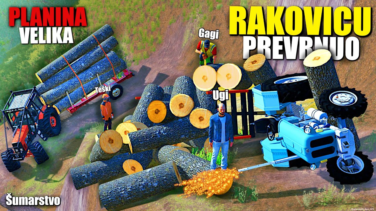 RAKOVICA, IMT I BELARUS vs VELIKA PLANINA ! *Ugi poginio* | &Scaron;umarstvo