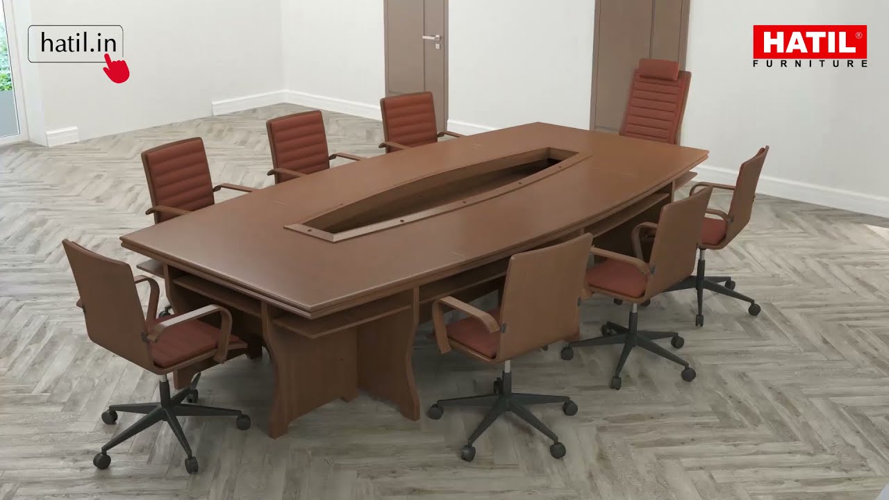 Emerald-107| Conference Table| Conference Room Furniture| Office Furniture| HATIL India