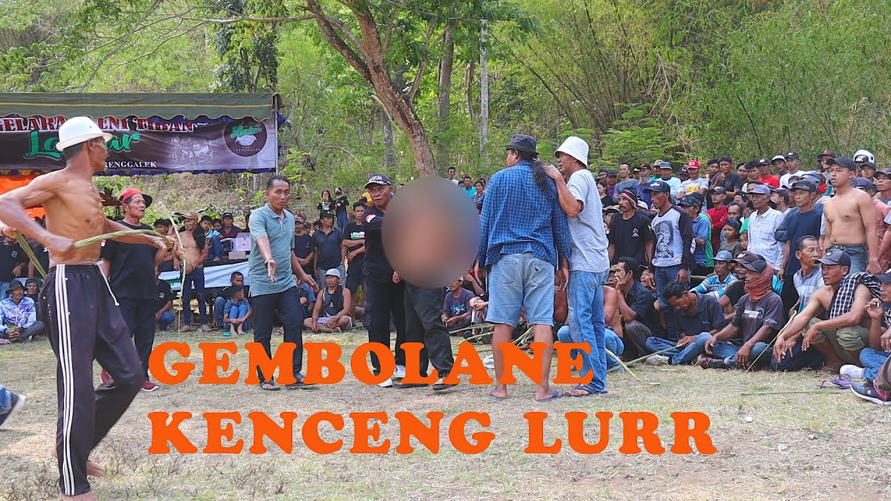 Sabetan pecut Insiden terkena kepala bocor TIBAN Rejowinangun Trenggalek