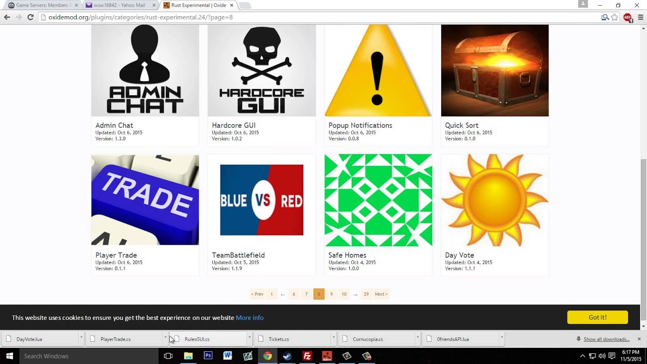 How to install Rust server plugins (mods)