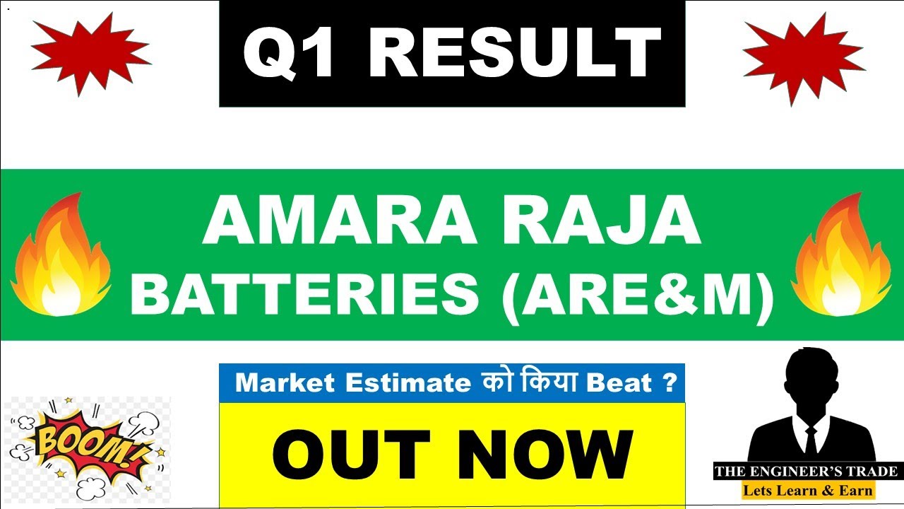 Amara Raja Batteries Q1 Results 2027 | Amara Raja Batteries Results Today | Are&m Share 