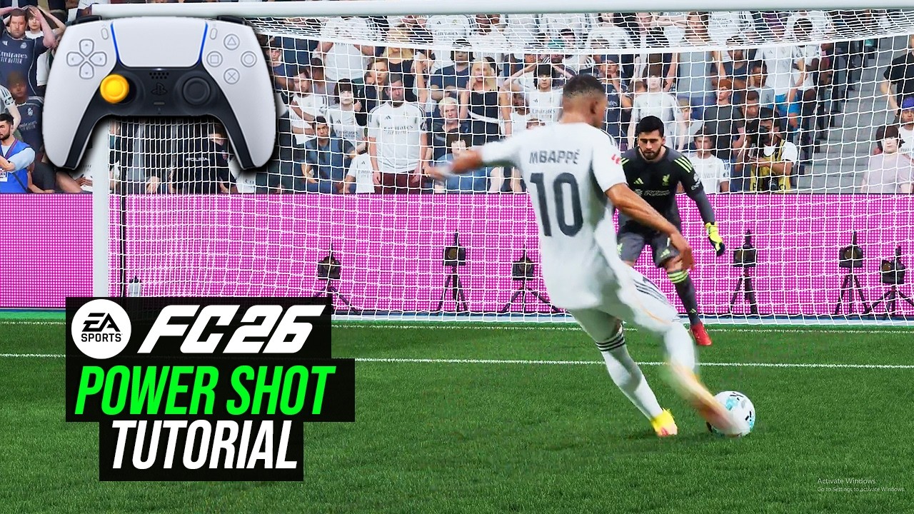 Как нанести мощный удар в FC 26 (ЛЕГКОЕ ОБУЧЕНИЕ) - FIFA 26