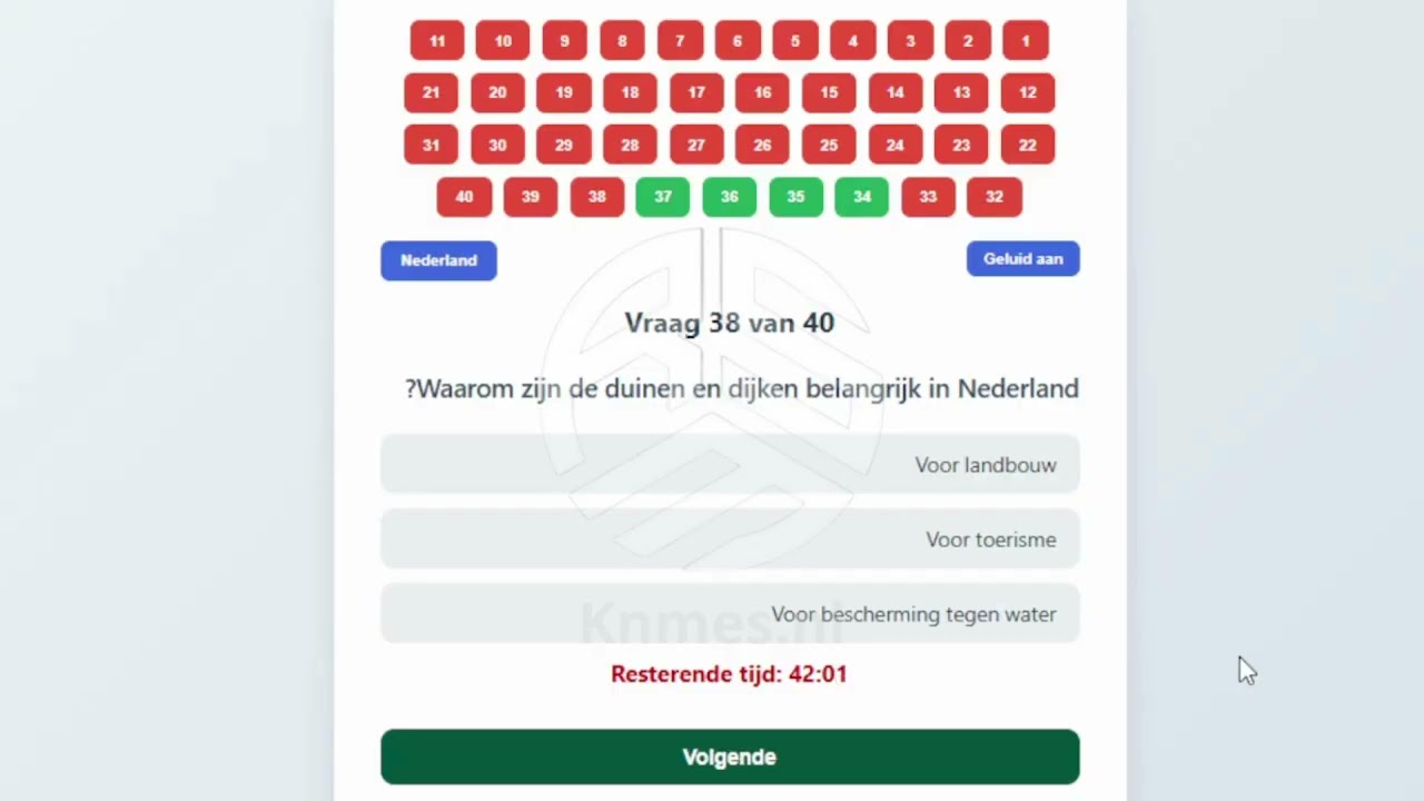 13-Volledige KNM-toets met antwoorden | التحضير لامتحان الاندماج في هولندا – Inburgeringsexamen