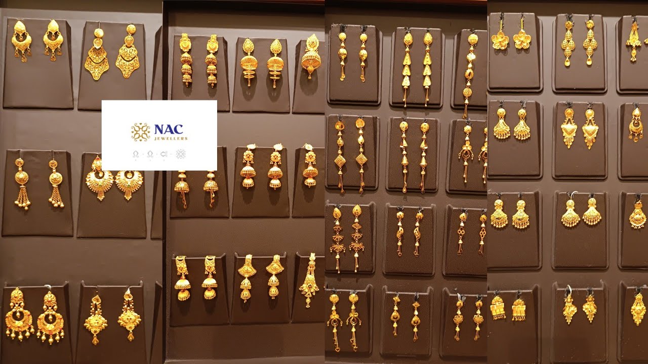 NAC Jewellery Earrings Collections with Grams/ Daily Wear Earrings