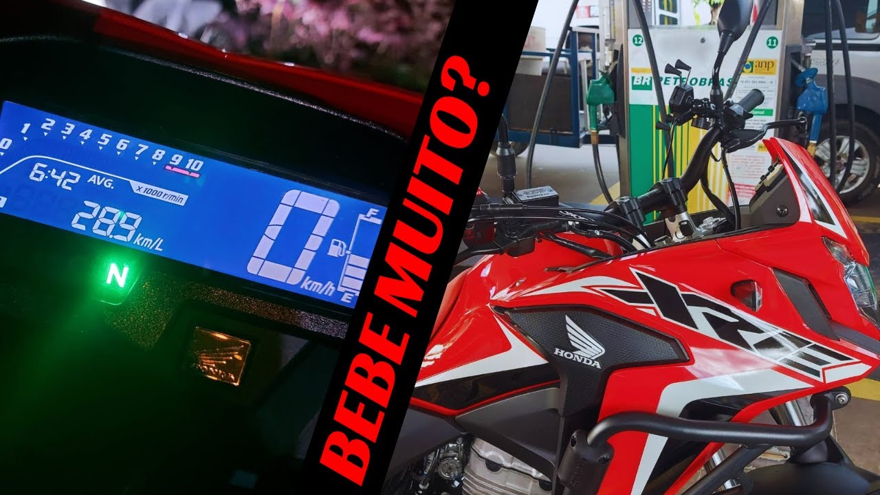 CONSUMO DA XRE 300 2022, BEBE MUITO?