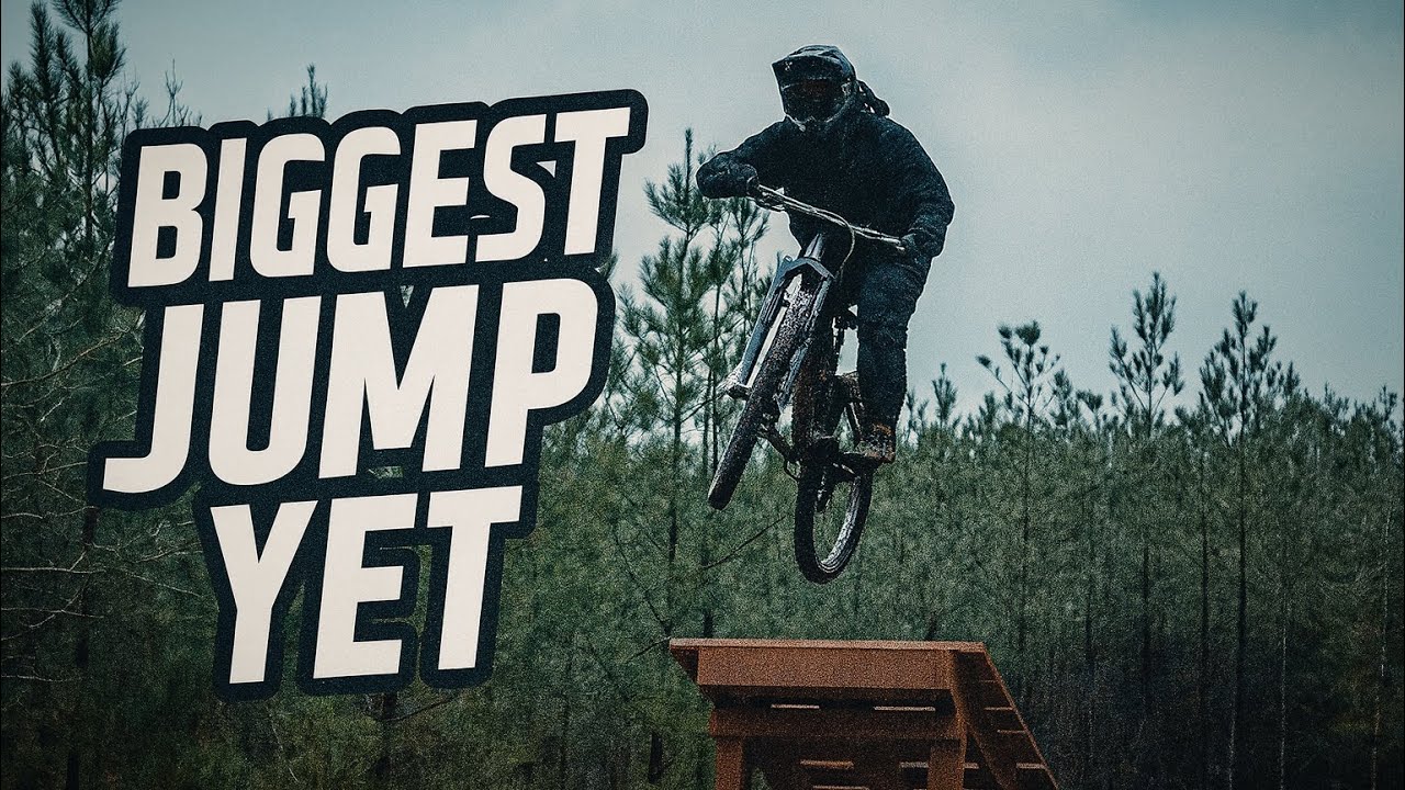 Biggest Mountain Bike Jump I’ve Ever Hit!