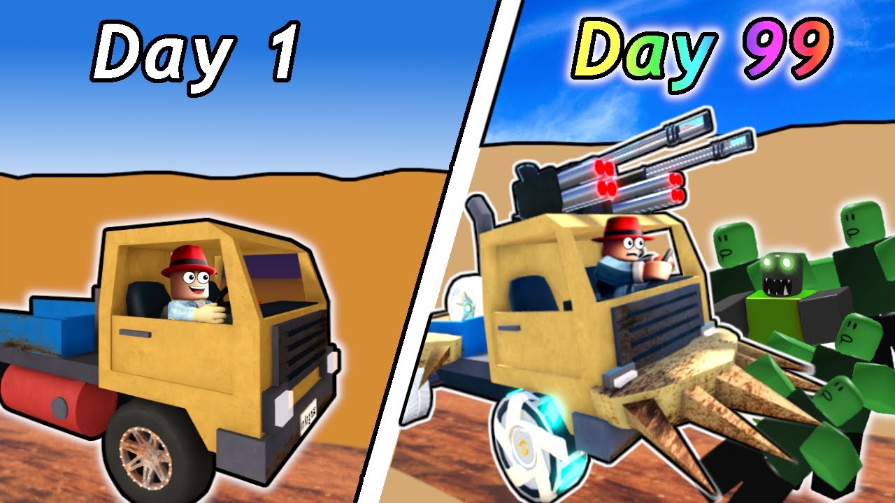 I survived Roblox Mad Road