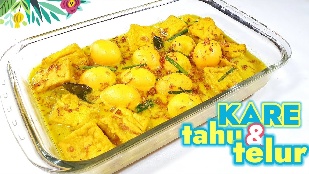 KARE TAHU TELUR  -  CARA MASAK KARE  ||  MASAKAN YANG ENAK  -  MASAK APA HARI INI