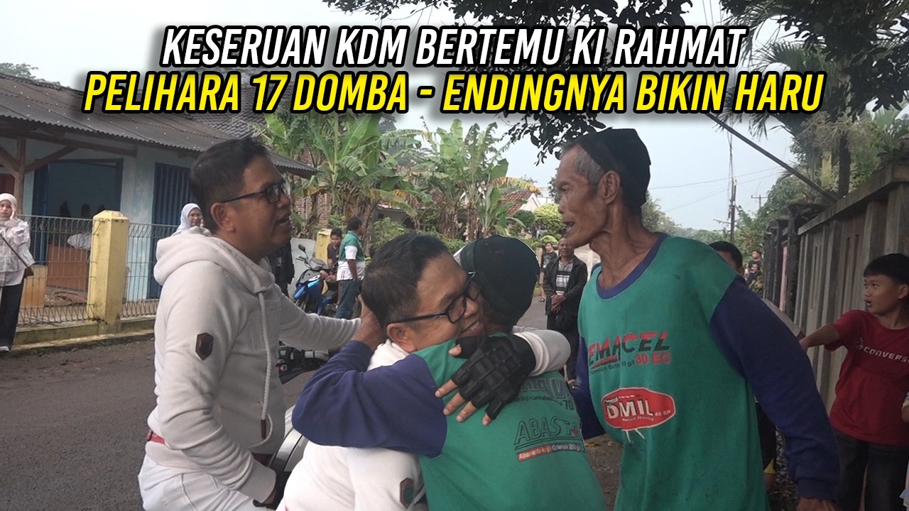 KESERUAN KDM BERTEMU KI RAHMAT | PELIHARA 17 DOMBA - ENDINGNYA BIKIN HARU