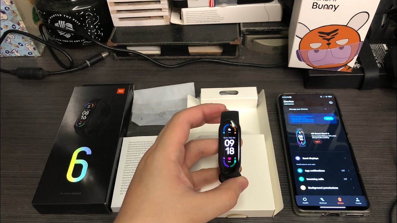 Xiaomi Mi Smart Band 6 Unboxing + First Boot Up (Global Version)