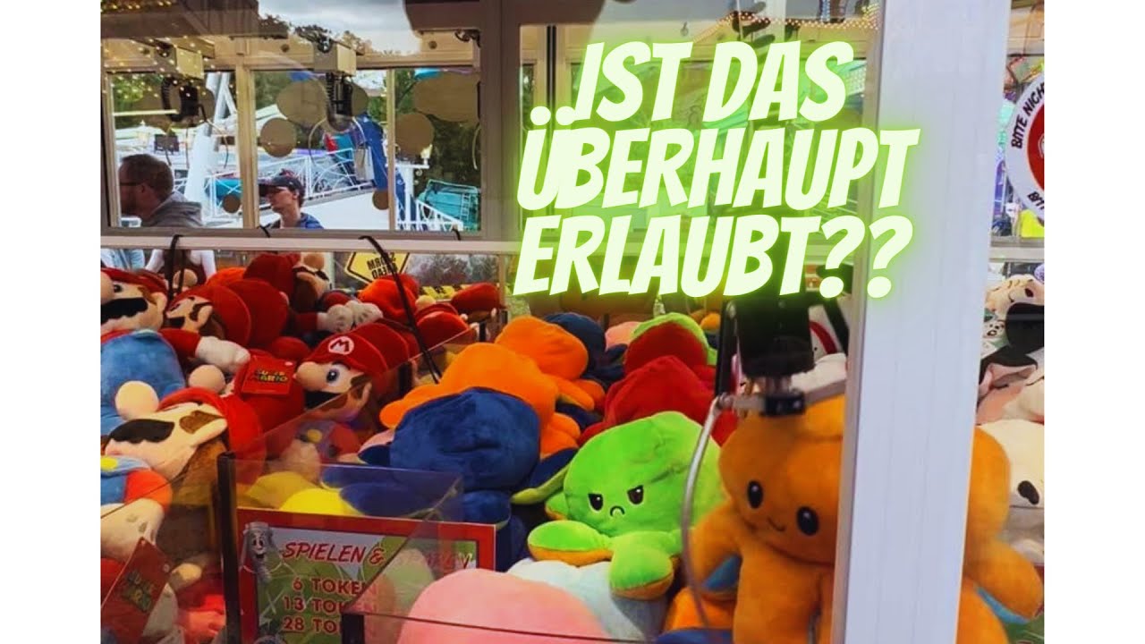 KRASSER GREIFAUTOMATEN GEWINN... IST DAS ÜBERHAUPT ERLAUBT?? :o