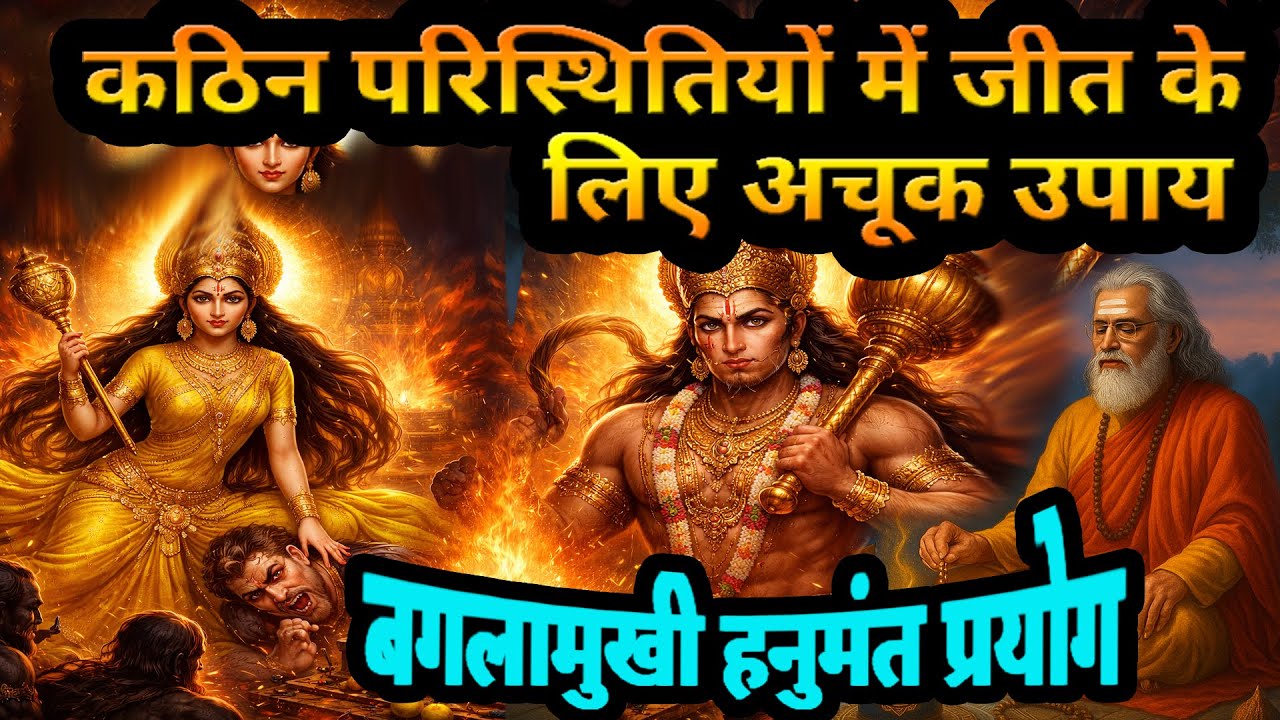 कठिन परिस्थितियों में जीत का अचूक उपाय 🔥 | Baglamukhi Hanumant Powerful Prayog 🕉️💪 #divyayogaashram