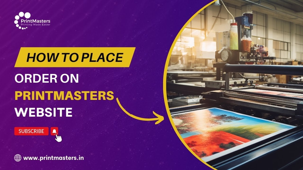 How to order on Print Masters Website complete guide