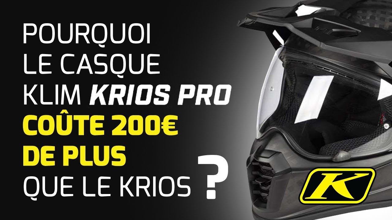Comparaison casque Klim Krios Pro / Krios classique
