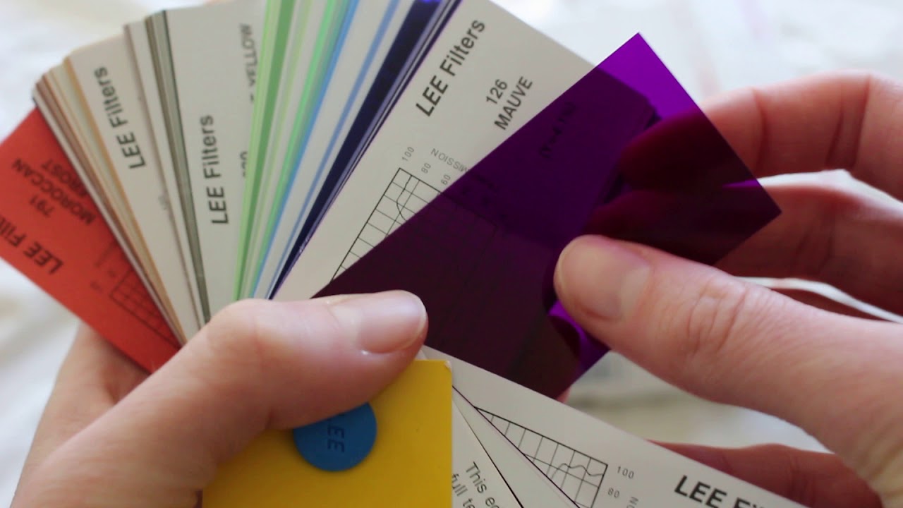 LEE Filters swatch book unboxing for white LED lightsabers (color disc alternative)