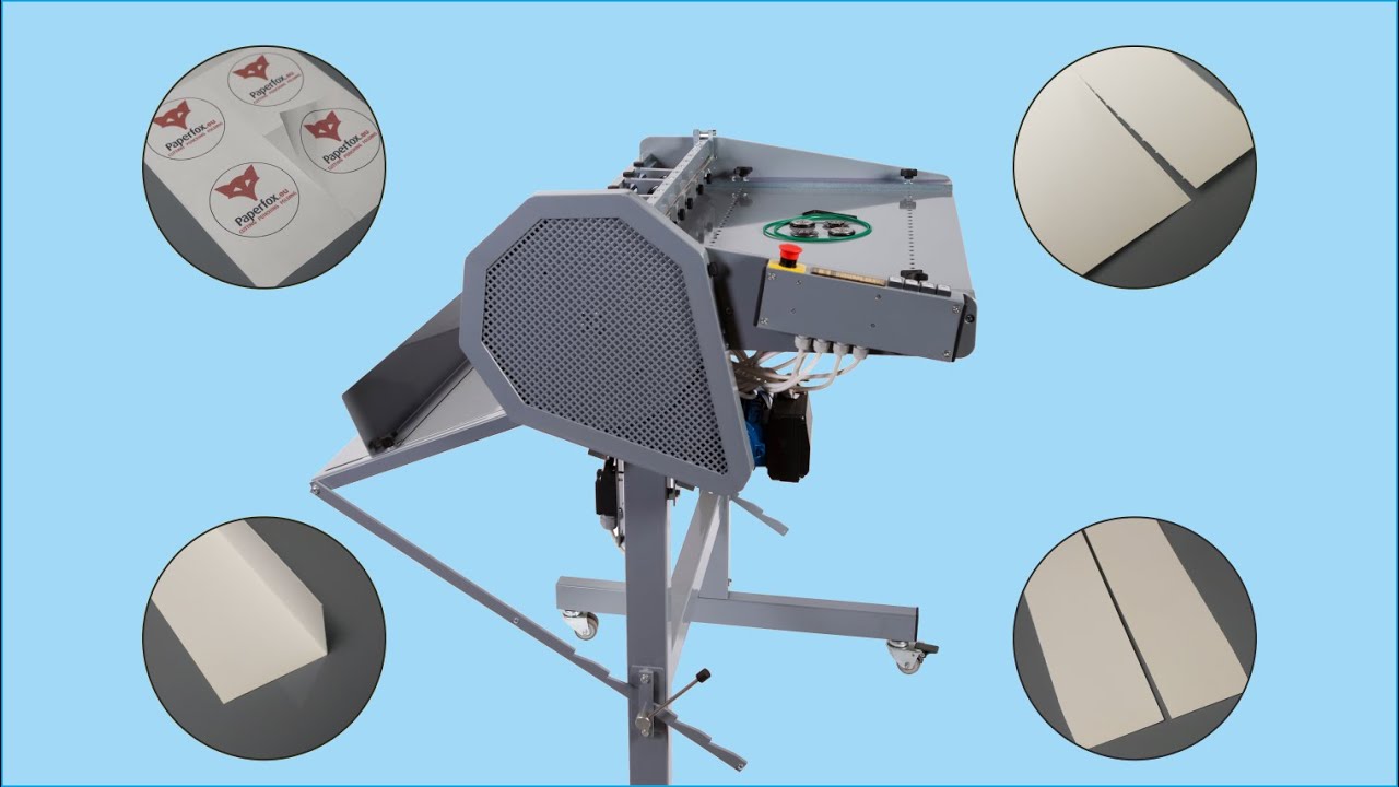 Half cutting, perforating & creasing machine #sticker #label #selfadhesive