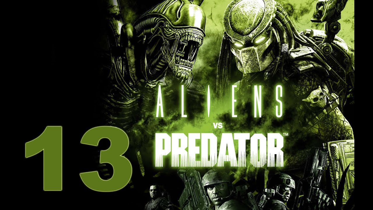 Прохождение Aliens vs  Predator часть 13 (Канализация)