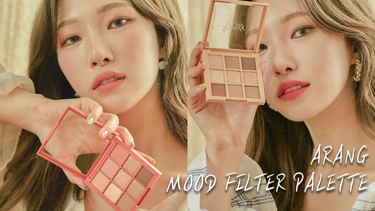 인생템💫 9구아이섀도우 팔레트 리뷰&메이크업(웜톤/쿨톤)ㅣ너랑나랑아랑