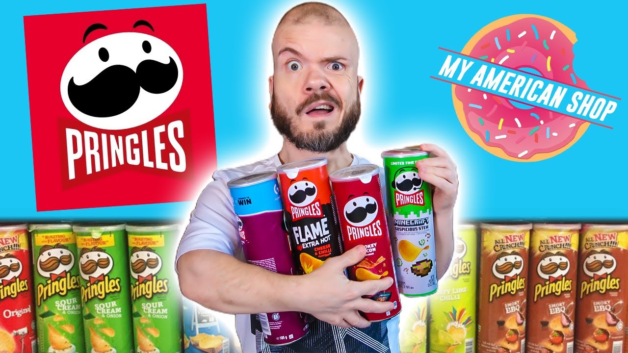 Je mange toutes les chips PRINGLES du MONDE myamericanshop