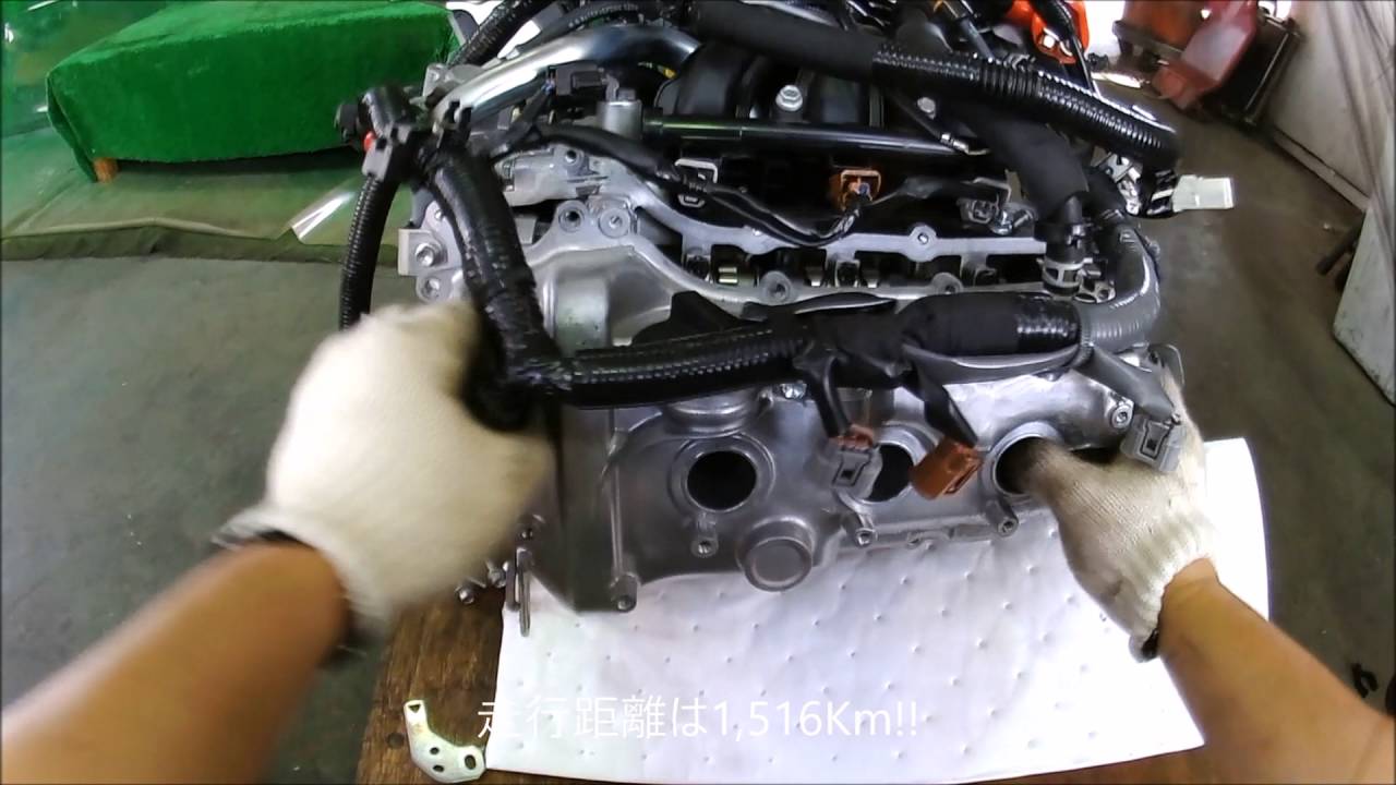 自動車中古部品パーツ販売 ダイハツハイゼット S331V KF-VEエンジン タペットカバー外し 内部点検チェック 走行僅少