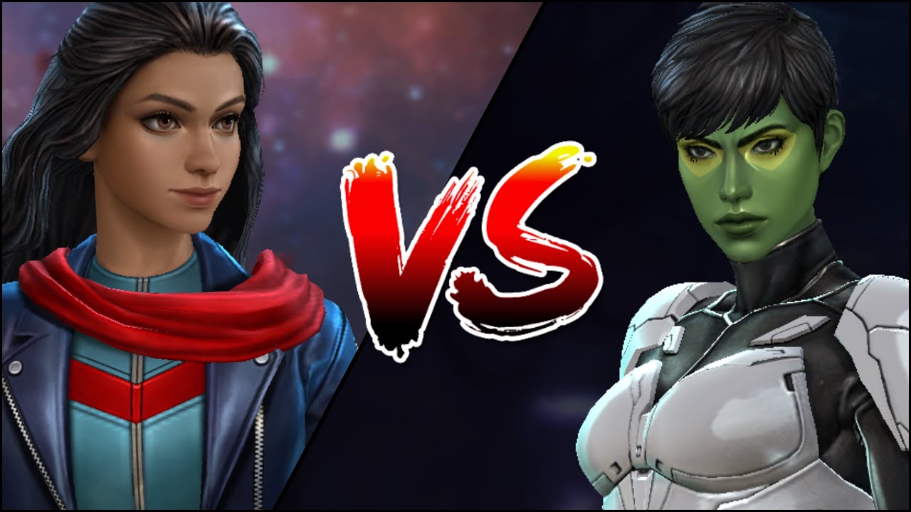 Мисс MARVEL *КАМАЛА ХАН против ГАМОРЫ* | СРАВНЕНИЕ ABX И ABL | MARVEL Future Fight | mff