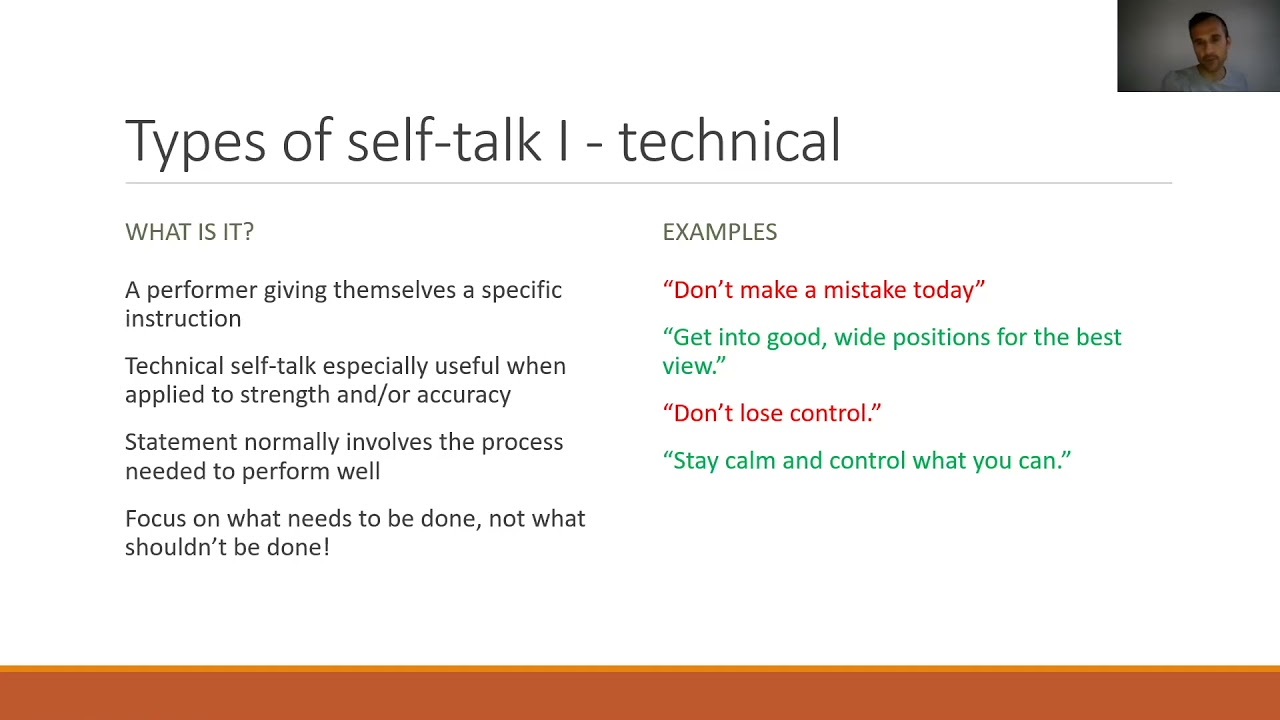 The 5 types of 'self-talk' | Stuart Carrington