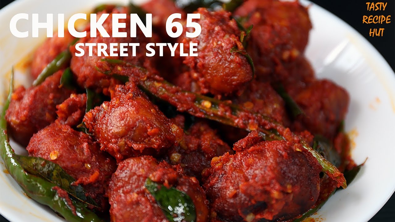 Hot & Spicy Street Style Chicken 65 ! Chicken Appetizer