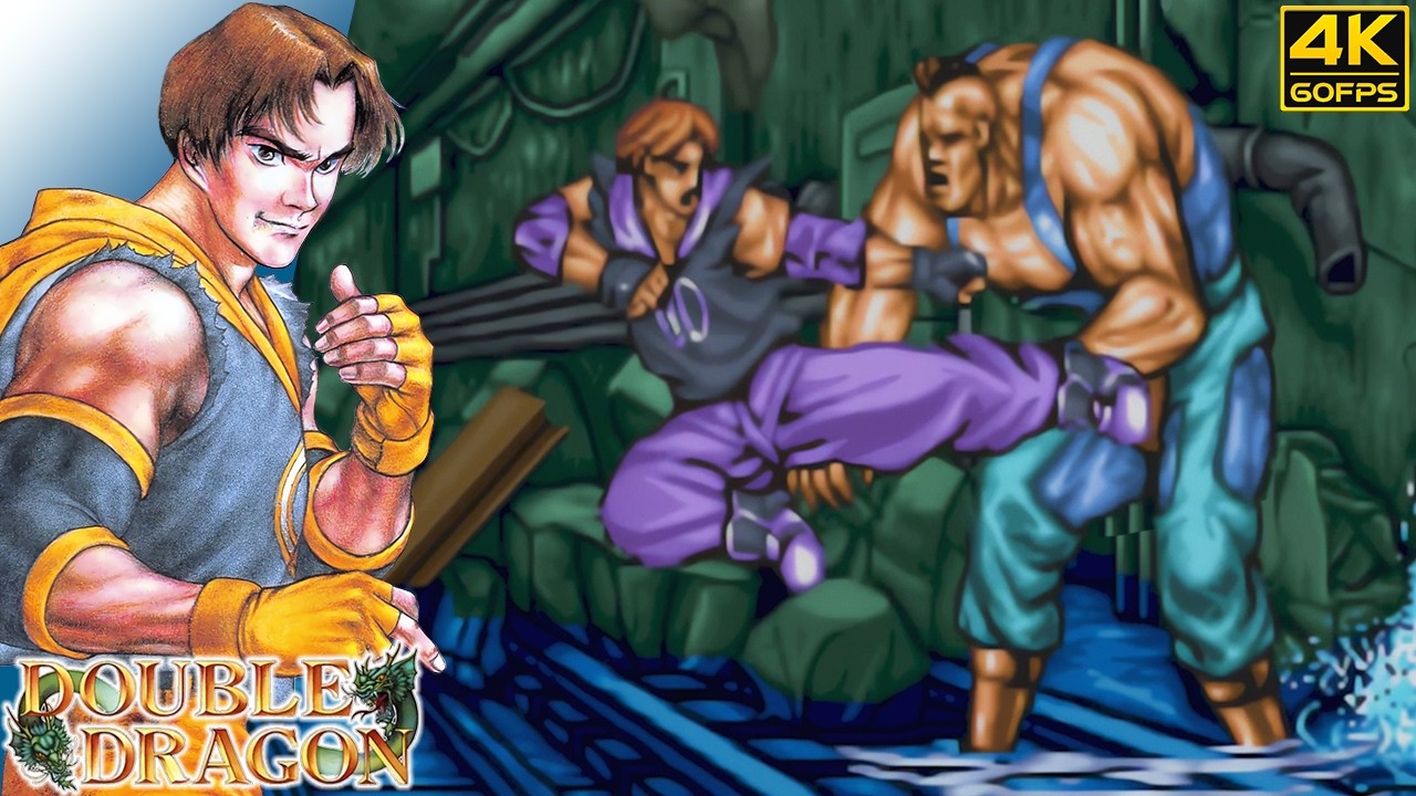 Double Dragon - Jimmy Lee (Neo Geo CD / 1995) 4K 60FPS