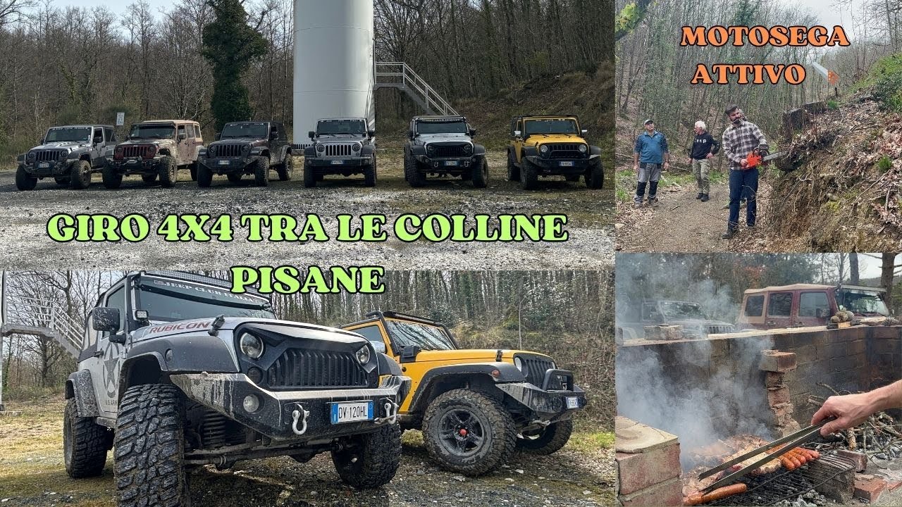 JEEP CLUB ITALIA giro 4x4 tra le colline pisane 🌳