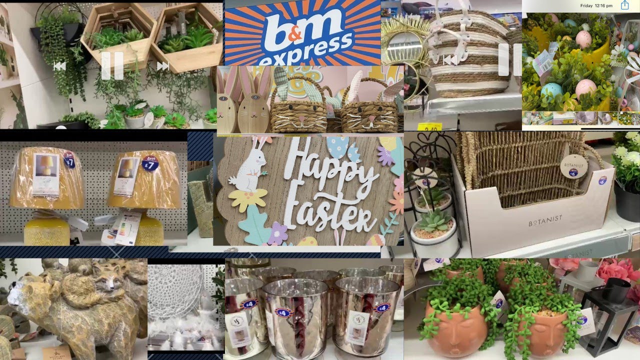 NEW IN B & M MARCH 2022|| EASTER 2022|| SPRING 2022|| SHOP WITH ME || UK SHOPPING