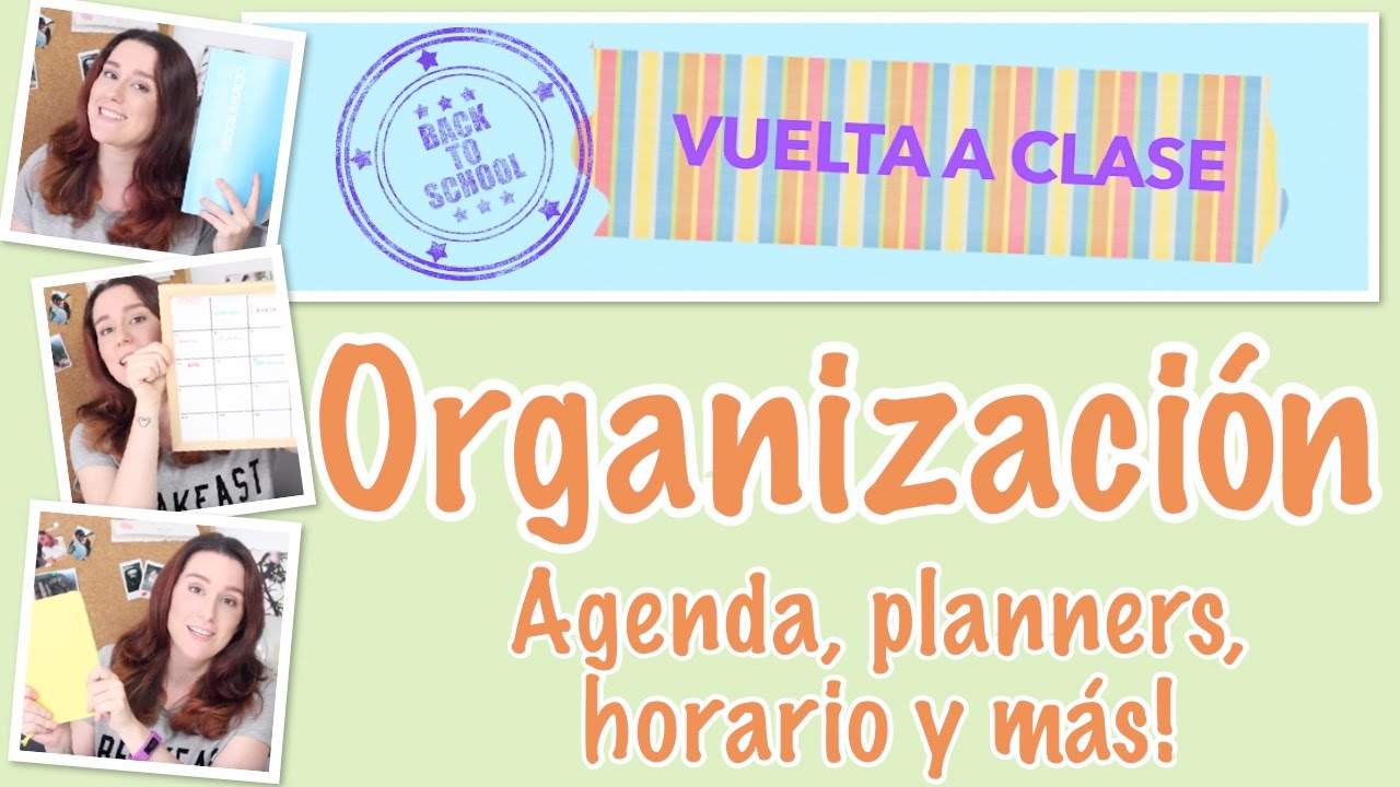 Organización: planners, agenda, horario y más! ✎ BACK TO SCHOOL | Christine Hug