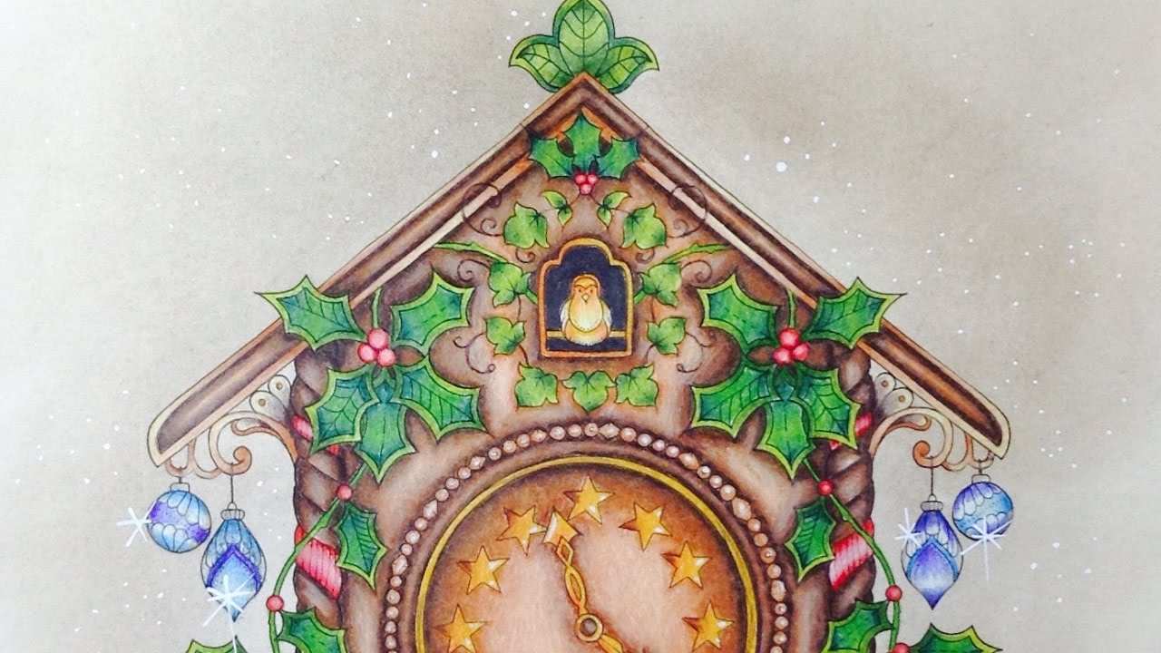 JOHANNAS CHRISTMAS - coloring tutorial with prismacolor pencils - part 2