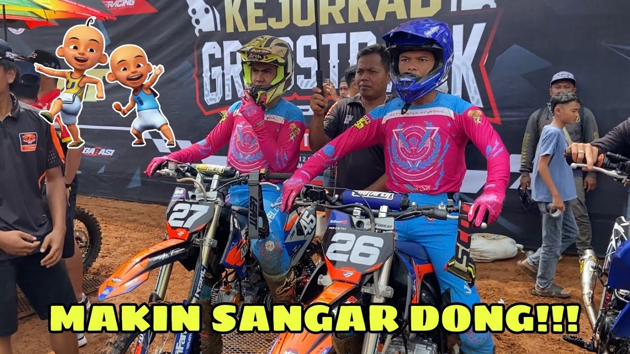 UPIN & IPIN DI DUNIA GRASSTRACK 😆 BEGINI JADINYA KALO MEREKA SATU TEAM ‼️