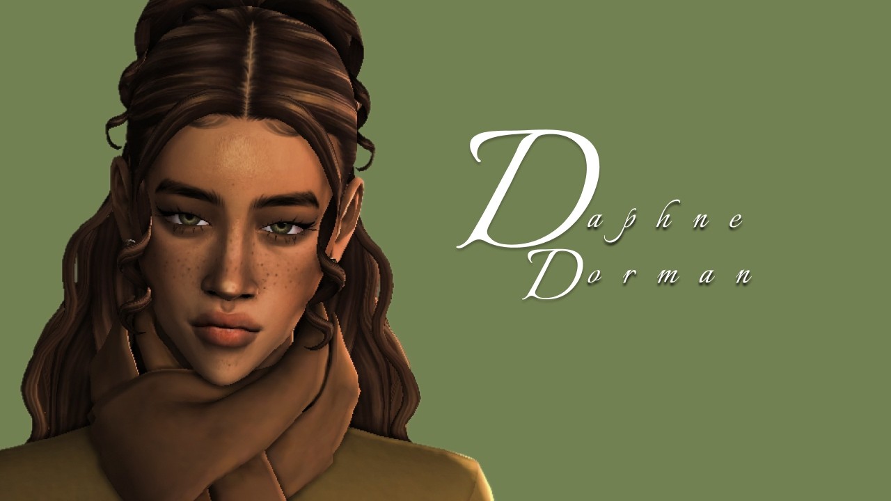 daphne dorman ⟡ | alphabet aesthetic sim