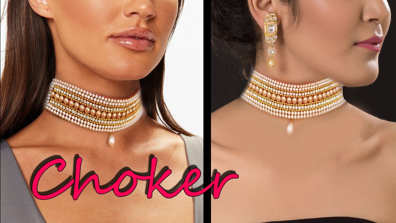 How to make Bridal Choker| DIY | paper choker