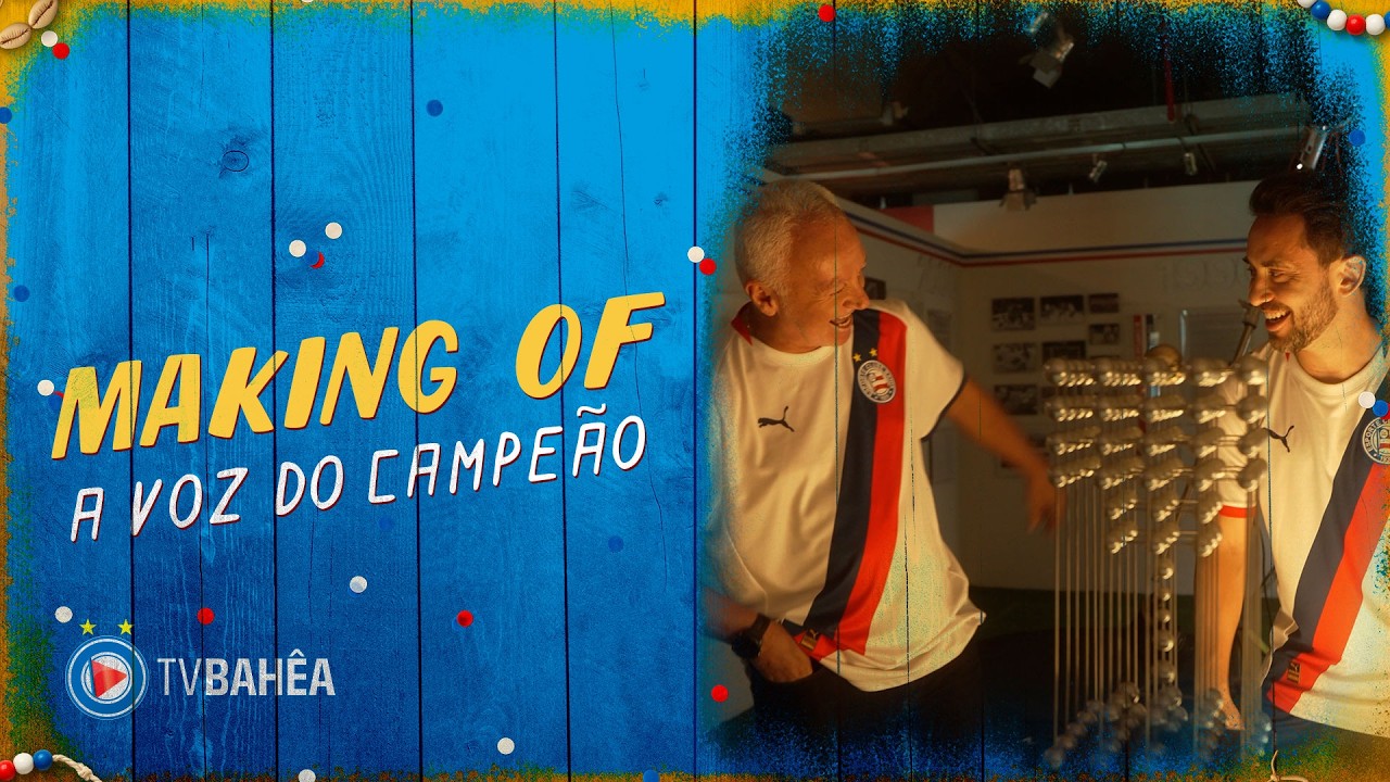 OS BASTIDORES DA GRAVAÇÃO DO NOVO UNIFORME 1 DO BAHIA/PUMA