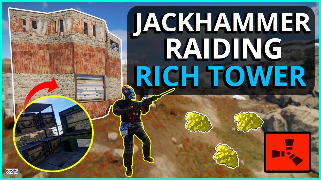 200 IQ JACKHAMMER RAIDING RICHEST COMPOUND!! - RUST (The Final)