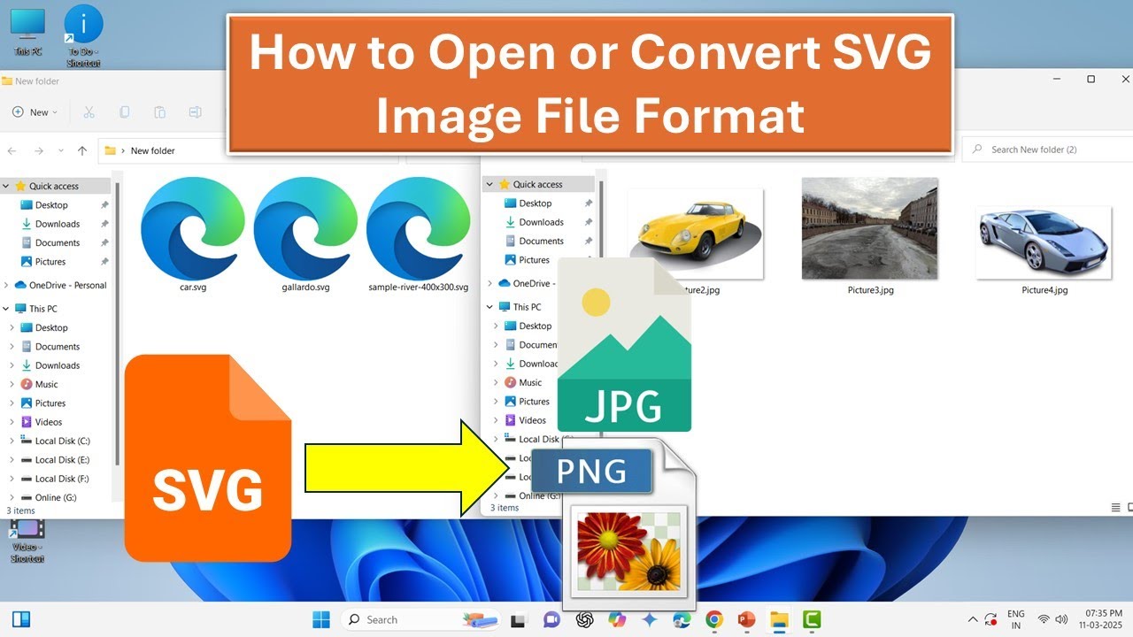 How to Open or Convert SVG Image File Format in Windows PC