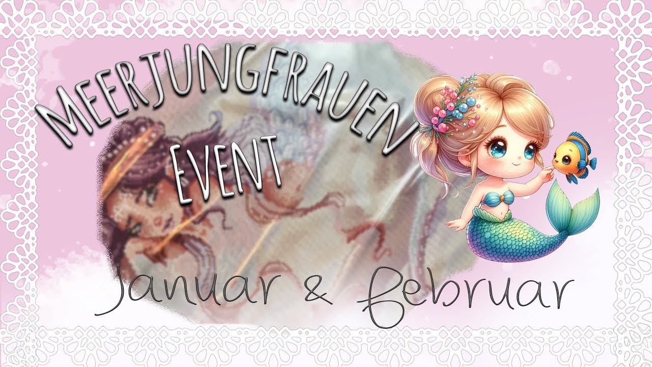 Wir starten ein MEERJUNGFRAUEN EVENT 🧜🏻‍♀️😍 JANUAR + FEBRUAR | ANKÜNDIGUNG | Diamond Painting