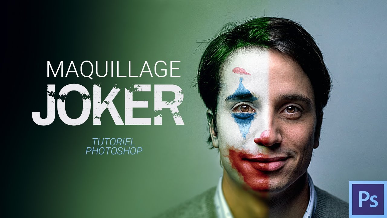 Comment faire le maquillage du Joker dans Photoshop
