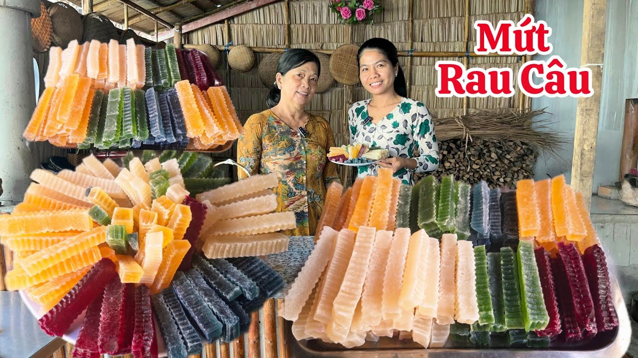 MỨT RAU CÂU giòn ngon bông đường ít ngọt thành công ngay lần đầu cho tết này 