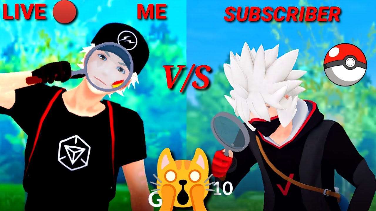 SUBSCRIBER VS ME BATTLE LIVE 🔴 #pokemongo01 #pokemongo #live #hunter