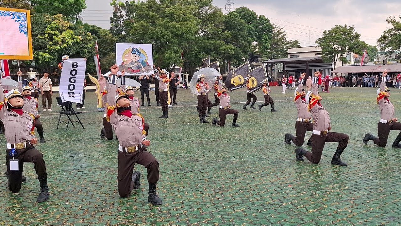 POCIL POLRES BOGOR JUARA HARAPAN UTAMA  1 LKBB POLISI CILIK POLDA JABAR TAHUN 2025