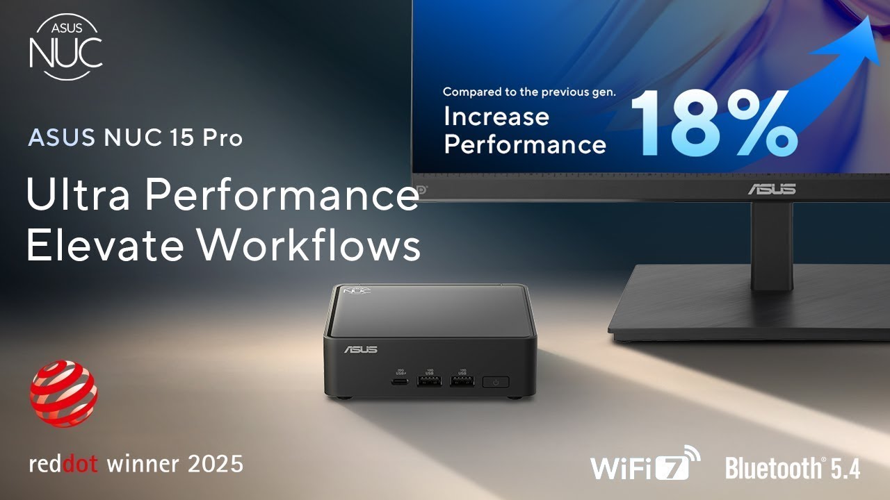 ASUS NUC 15 Pro Mini PC- Best Compact Choice for the AI-Driven Future