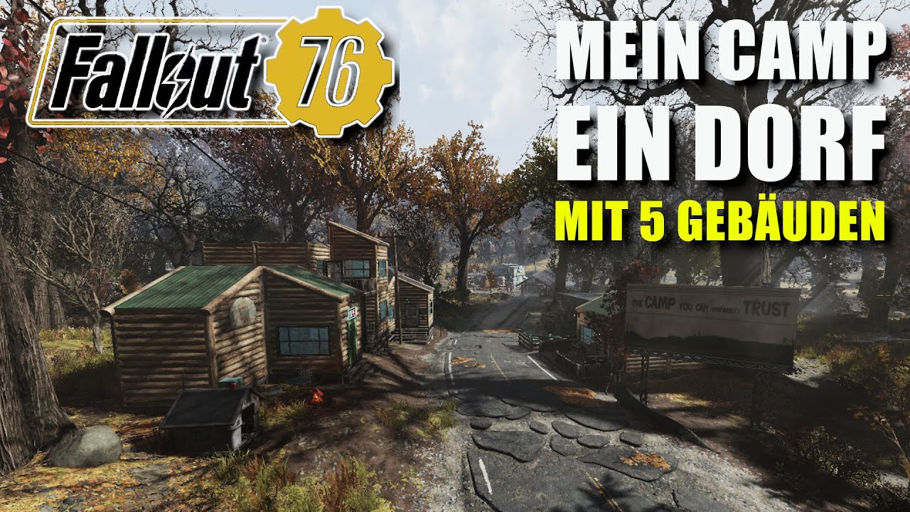 Mein CAMP | Ein Dorf mit 5 Gebäuden | CAMP Showcase | Fallout 76